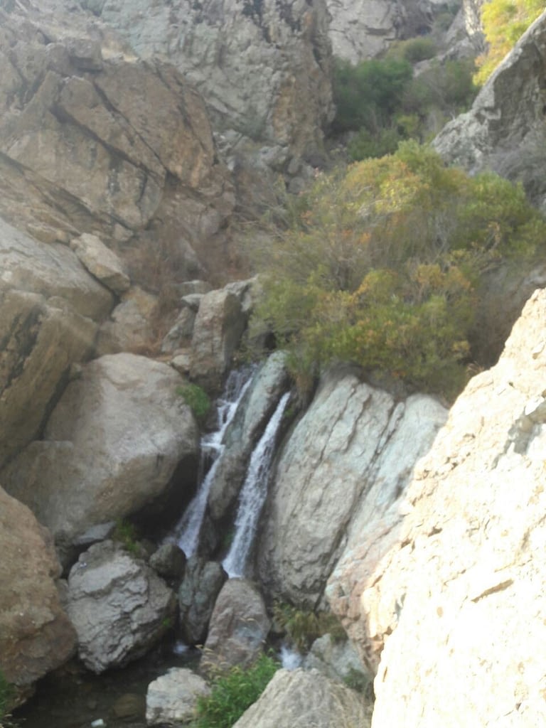 آبشار در مسیر برگشت